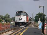 NJT 4113 Shoves A Northbound Train To Newark, NJ Out Of Raritan Station